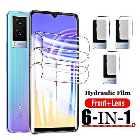Hydrogel Film for Vivo V21e 21e V21 5G Soft Protection Film Camera Lens Y21 Y31 Y51 Y72 Y70 Y52 V20 