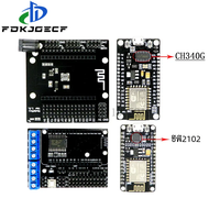 ESP8266 CH340G NodeMcu V3ขั้วต่อโมดูลไร้สาย Wi-Fi บอร์ดพัฒนา ESP32 ESP12E ไมโคร USB ESP8266 L293D ตา