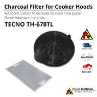Tecno TH678TL TH 678TL 678TL Cooker Hood Carbon filter Wire Mesh Grease Filter Tecno FIlter