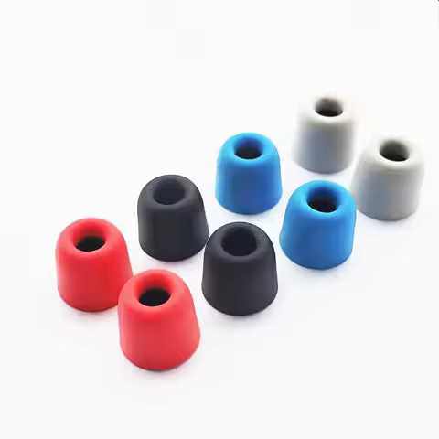 4Pairs(8pcs) Noise Isolating Memory Foam Ear Tips 5mm T400 Form Tip For In Ear Earphone Earbud For T