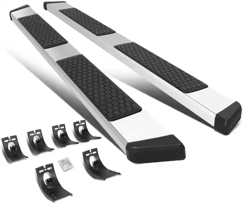 off Road Truck Nerf Step Bar Running Boards Compatible With Ram 1500 Crew Cab 4-Door 2011-2018 High 