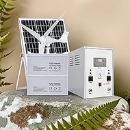 8kW Solar Generator & 400W Wind Turbine Hybrid Power System β Off-Grid Wind & Solar Complete Kit, 22