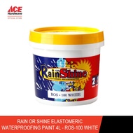 Rain or Shine Elastomeric Waterproofing Paint 4L - ROS-100 White