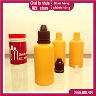 Yellow Plastic Bottle With 100ml Solution Of garanti Lock Cap (combo Of 10 Bottles)