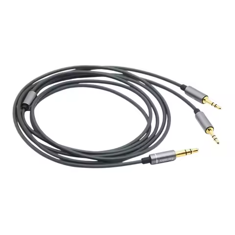 Silver Plated Audio Cable For H1707 1MORE Triple Driver Over-Ear Headphones