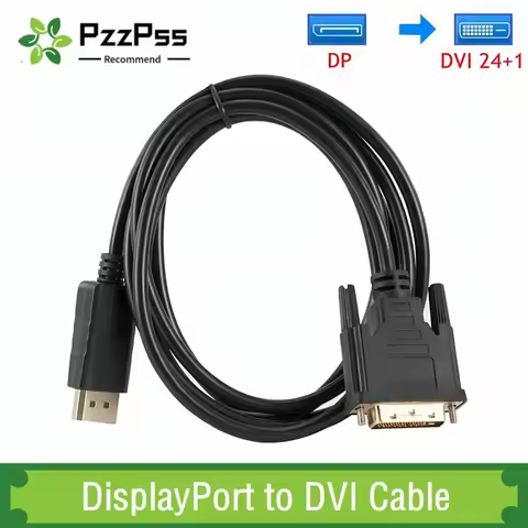 DisplayPort to DVI Cable 1080P DP to DVI-D monitor cable DisplayPort in to DVI out converter adapter