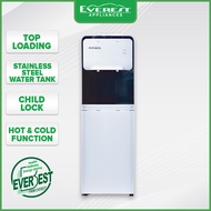EVEREST Top Load Water Dispenser: Hot and Cold Function | Child Lock Feature for Safety | Durable St