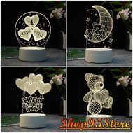 3d Night Light, Decorative Light, Meaningful Birthday Gift