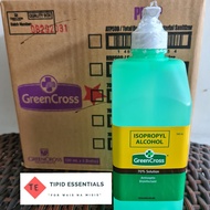 Green Cross ORIGINAL  Isopropyl Alcohol 70% (1 pc 500 ml with pump) DISINFECTANT, AUTHENTIC ALCOHOL, 500 ML PER BOTTLE