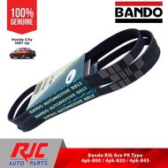 Bando Fan Belt Honda City 1996-2002 ALT/AC/PS 4pk-800 4pk-820 4pk-835 1Set