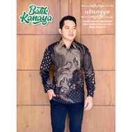 Wongedewek.Id For Men 's Batik Shirt Full Furing Cotton Material