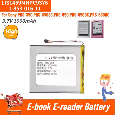 LIS1459MHPC9SY6 1-853-016-11 High Quality E-reader Battery 3.7V 1000mAh for Sony PRS-350SC PRS-650 P