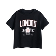 Children Clothing Korean Version Letter Print Comfortable Pure Cotton T-Shirt 8BQG I3TP