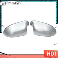 Car Wing Mirror Caps Matt Chrome Mirror Cover Rearview Side Mirror Cap  for  A4 S4 B8 A6 C6 09-11,A3