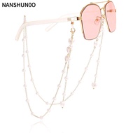 NANSHUN0O Pearl Eyeglass Chain Comfortable Adjustable Face  Lanyard Sunglasses Eyeglass  Strap