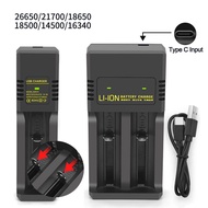 1/2 Slots 18650 Charger 3.7V-4.2V Rechargeable Li-ion Battery Charger Lithium Batteries Charging Ada