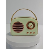 5W Retro Bluetooth Speaker with FM Radio, Vintage Wireless with 10H Playtime 500mah Battery, Bluetoo