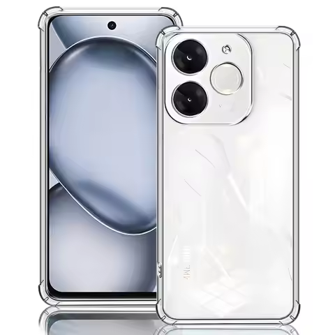 Phone Case For Itel A50 A50C Itel A80 A90 P65 Itel S25 Ultra Case Airbag Shockproof TPU Clear Soft S