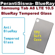 Tempered Glass PerantiSiswa Samsung Tab A8 10.5 X205 Tinted Peranti Siswa Screen Protector Film Blue