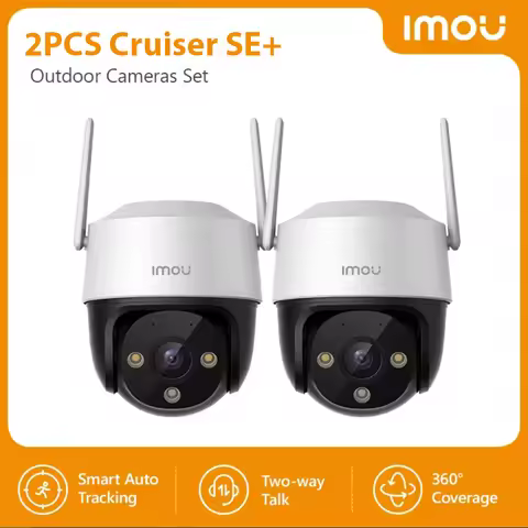 IMOU 2PCS Cruiser SE+ 3MP Set Wi-Fi Camera Smart Color Night Vision IP66 Outdoor Security 360° Cover