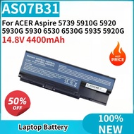 New Laptop Battery AS07B31 14.8V 4400mAh High Quality for ACER Aspire 5739 5910G 5920 5930G 5930 653