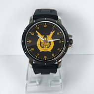 Jam Tangan Pria Rubber Custom TNI AU 002