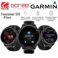 GARMIN FORERUNNER 570 47MM GPS RUNNING SMARTWATCH WITH UP TO 18 HOURS OF BATTERY LIFE IN GPS MODE / 