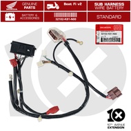 10thX HONDA Genuine Sub Wire Harness Battery Part No.32102-K81-N00 for Beat Fi v2 Motorcycle