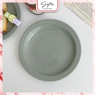 22cm Morandi Plate - Grey