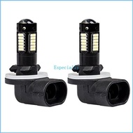 ESP 2pcs 6500K White DRL Lamps 30SMD 4014 881 880 H27 LED Bulbs For Car Fog Lights