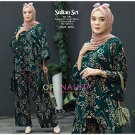 set cp Waka jumbo motif sultan/set cp Waka terbaru ORI Naura