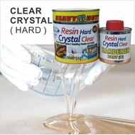🔥 HARD🔥 900ML (1KG ) Epoxy Resin AB Glue RESIN Hard PVC Resin High Quality Crystal Ultra Clear Trans