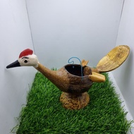 Asbak rokok asbak batok Asbak unik batok kelapa karakter kerajinan tangan 100% asli kerajinan tanga