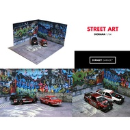 1/64 Street Art Diorama.