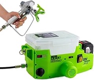Airless Paint Sprayer Machine, 1.7L Rechargeable Backpack Cordless Paint Sprayer, 500W Portable Furn
