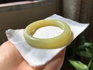 天然和田玉新疆黃口料飄糖飽滿胖圓條料子冰潤色澤鮮嫩