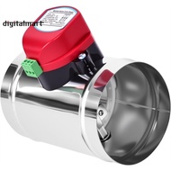 4" Motorized Duct Damper Backdraft Damper Airflow Control Damper for HVAC System