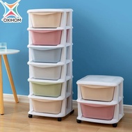 [Ready] Oxihom Plastic Wardrobe Plastic Drawer Stacking Drawer Cabinet [Vfr40H]