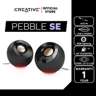 CREATIVE SPEAKER Pebble SE (Black) 2.0 USB-CPowered PC SpeakerswithRGBLighting ลำโพงคอมพิวเตอร์2.0 แ
