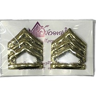 Sergeant Mark Magnetic Pin Plated And Polished Normal And Aswan