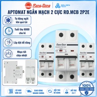 Circuit breaker, short circuit circuit breaker, MCB circuit breaker, 2-pole CB 25A, 32A, 40A, 50A, 6