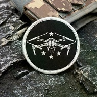 [Custom Velcro patch] AE.Embroidered Military Drone Aviation Themed Morale Badge 3D Velcro Patch /Ba