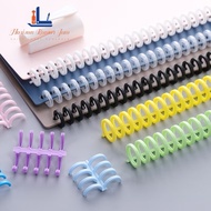 Binder Strip Fastener Ring Binder Plastic Spiral Ring 30 Holes, Can Be Cut DIY Binder Clip 12mm Ring