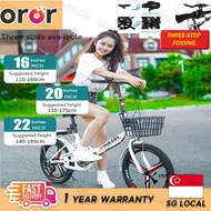 OROR Foldable Bicycle 20-inch 6-speed Shimano Variable Speed Folding Bike Ultra Light Aluminum Alloy Frame Foldable Bicycle