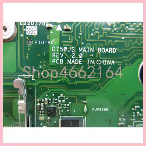 G750JS with i7-4710HQ CPU 2D Laptop Motherboard For ASUS G750JS G750JM G750JH G750JZ Mainboard Suppo
