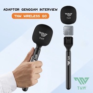 TNW Microphone Interview Handle Interview GO Handheld Adapter untuk TNW Wireless Microphone N8.N9.N11