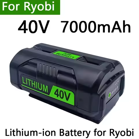 For Ryobi 7Ah 40V Li-ion Rechargeable Battery For Ryobi RY40502 RY40200 40V OP4050 OP4026 OP40401 Co