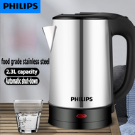 PHILIPS electric kettle Big Capacity 2.3L Fully Stainless Steel Kettle Electric Cerek 2.3L Keluli Tahan Karat Automatic Cut Off Jug Kettle