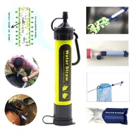 water Filter Portable Mini ❀Outdoor Water Filtration Survival Filter Straw System Drinking Purifier For Emergency Hiking