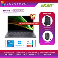 Acer Swift 3 SF316-51-56QK 16.1'' FHD Laptop Steel Gray ( I5-11300H, 8GB, 512GB SSD, Intel, W11, HS )